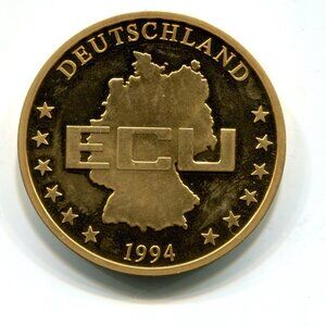 1994 Germany Europa ECU Medal (b735-101)
